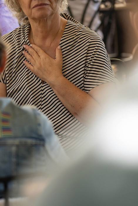 Hand on heart — the quiet inner work
